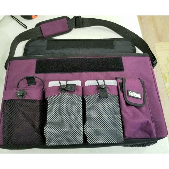 ArtBin Shoulder Strap Totes-multi Functional Tote Art Bag Purple Craft Tote - Picture 1 of 11